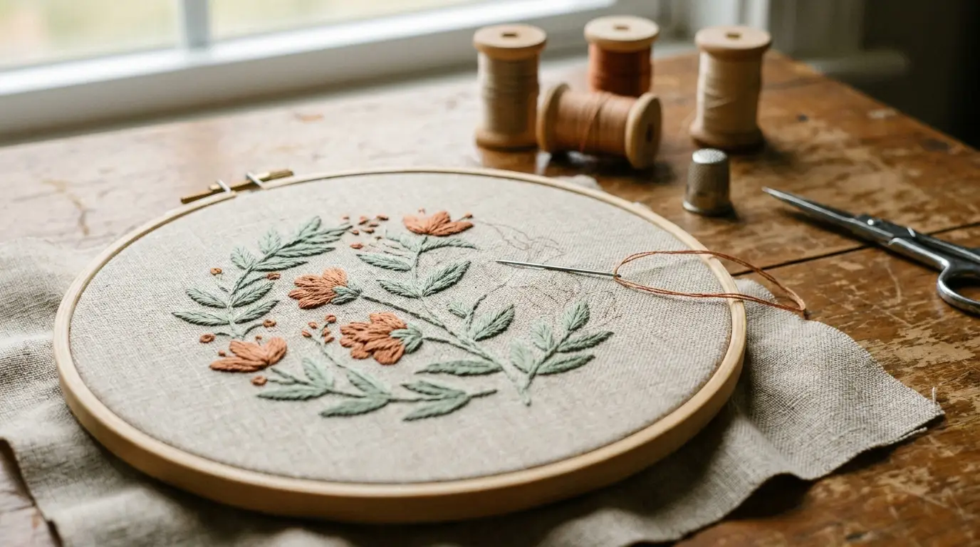 Nos Conseils – Comment broder un motif sur un tissu ?