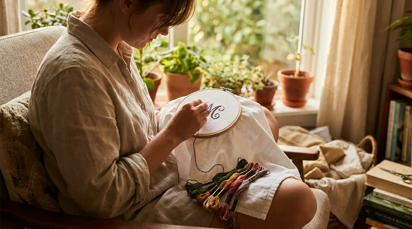 Nos Conseils – Comment faire le premier point en broderie