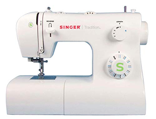 Singer Tradition 2273 Machine à Coudre Blanche 34 Points Ajustables