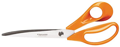 Fiskars Ciseaux professionnels pour tissu, Longueur totale: 25 cm, Pour