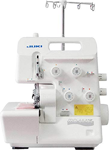 Juki MO-654DEN Surjeteuse 3/4 Fils, Métal, Blanche, 34 x 27