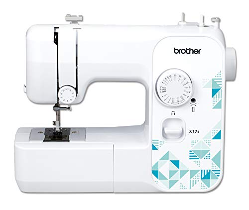 Brother X17s Machine à  Coudre mécanique, Blanc/Bleu, 40 x 15