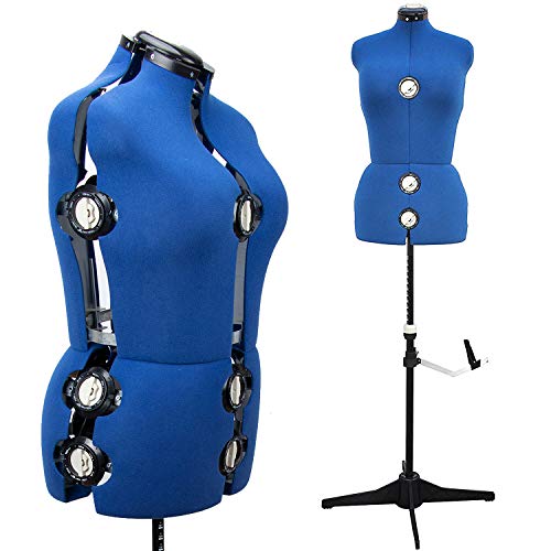 Mannequin de Couture Réglable Femme Avec 13 Molettes de Précision
