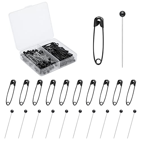 100pcs 38mm Épingles Coudre & 50pcs 32mm Épingles de Sûreté,