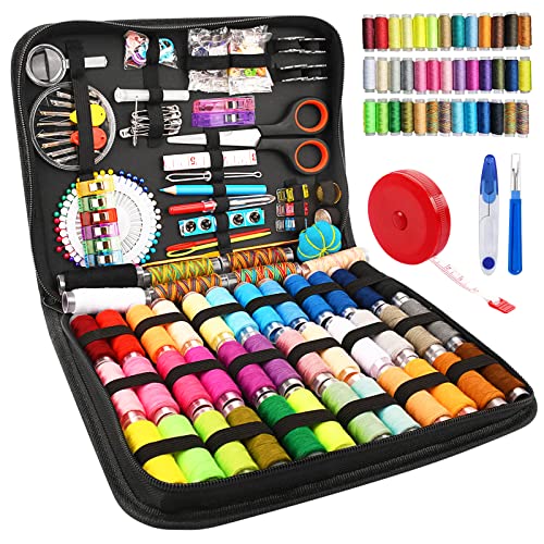 TWBEST 264 Pcs Kit de Couture,Kit Couture,43 Bobines de Fil,Set