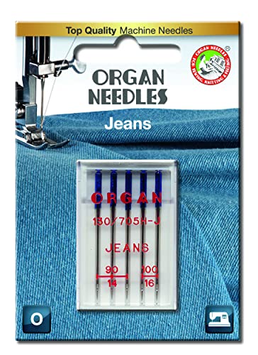 Organ - Lot de 5 aiguilles pour machine à coudre