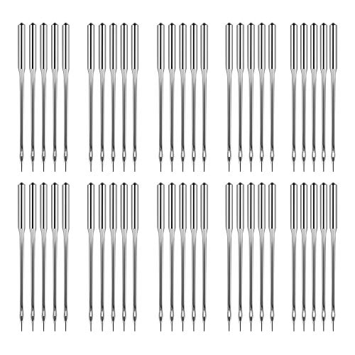 IKWOLETI Aiguille Machine a Coudre 50Pcs, Aiguilles Universelles pour Machine