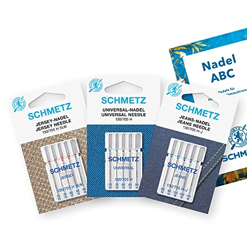 SCHMETZ Kit d'aiguilles pour machine à coudre - 5 aiguilles