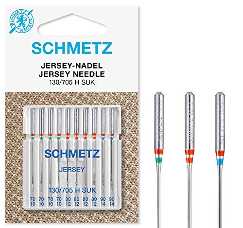 SCHMETZ Aiguilles pour machines à coudre | 10 aiguilles Jersey