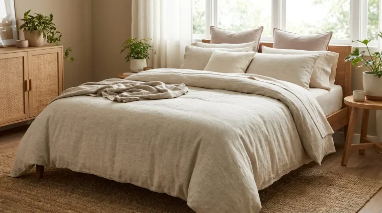 Coudre une housse de couette : métrage, ourlets et fermeture