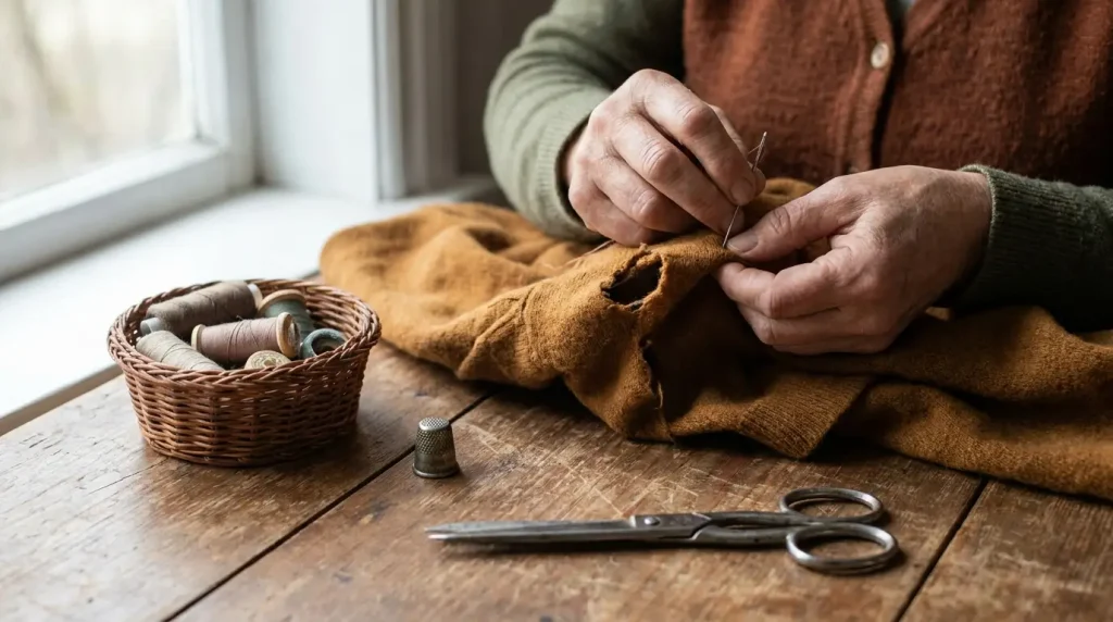 Réparer un accroc ou une couture qui lâche