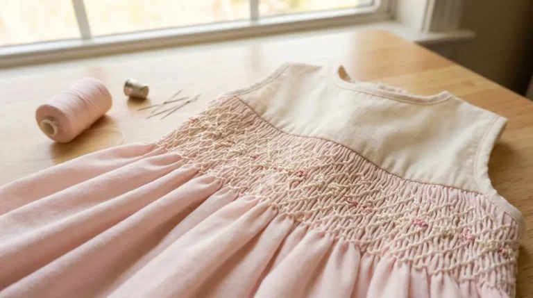 Fronces et smocks pour vêtements de bébé : la technique pas à pas