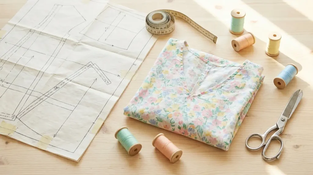Patron de robe d&rsquo;été gratuit à imprimer et tendance éponge