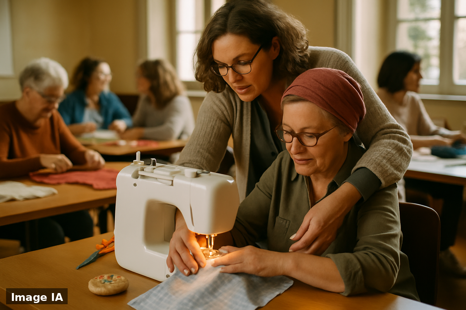 À Viviers-lès-Montagnes, l'atelier de Kathia Cartier rend la couture plus simple et conviviale