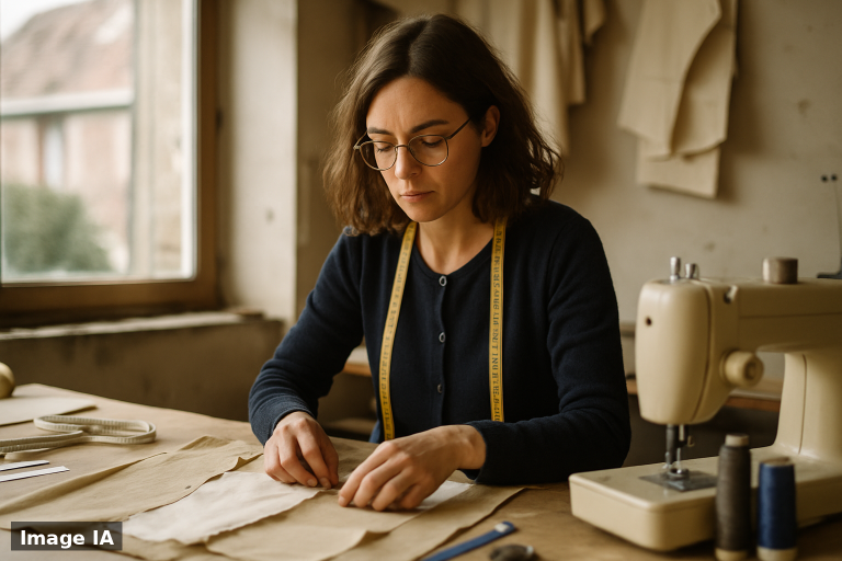 À Bricquebec, Alice Régimbart quitte l’assistanat maternel pour lancer son atelier de couture