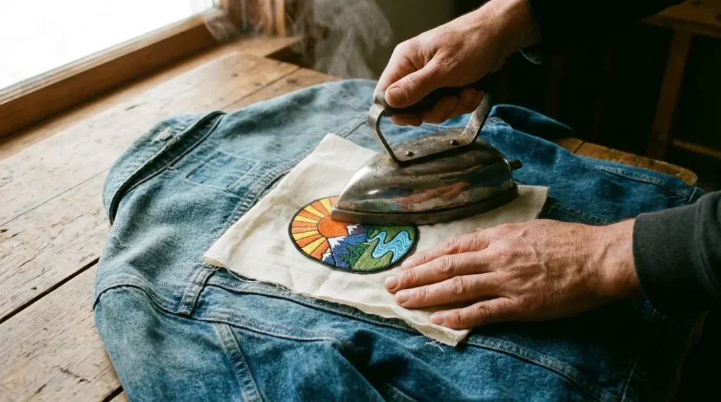 Thermocoller un écusson ou un patch : le geste qui tient au lavage