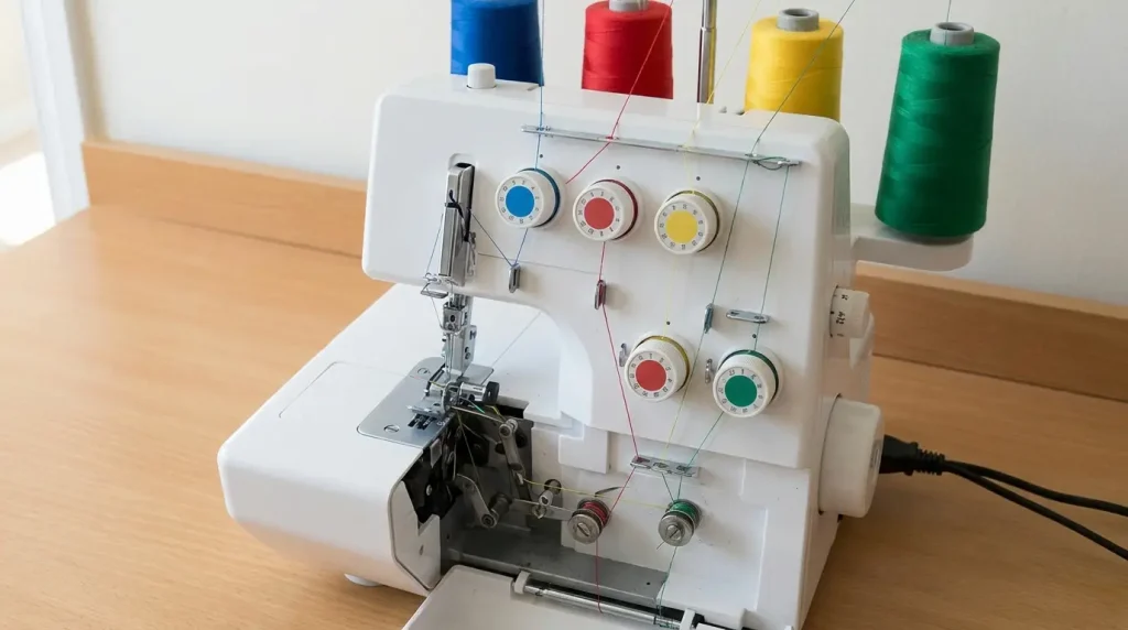 Enfiler une surjeteuse à 4 fils sans stress : la méthode pas à pas