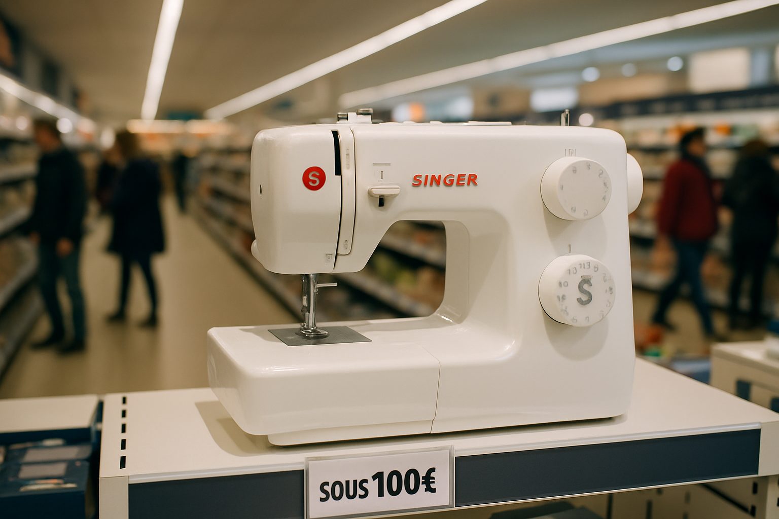 100 €, la machine à coudre Singer Sérénade repasse chez Lidl, l'opération prix scrutée de près
